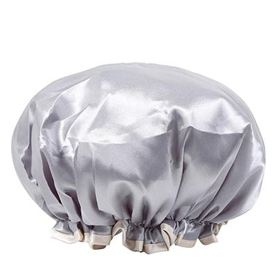 绸布双层浴帽