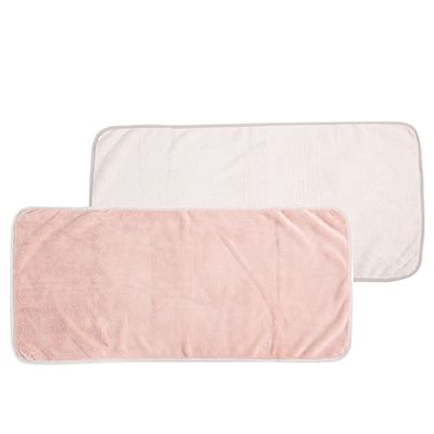 灰拍包边干发巾